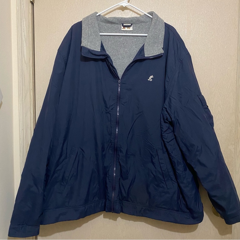 Vintage Disney Jacket with Zipper and Inside Pockets - Size XXL